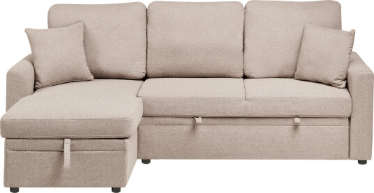 3 seters sofa Nassjo høyrevendt Lys brun