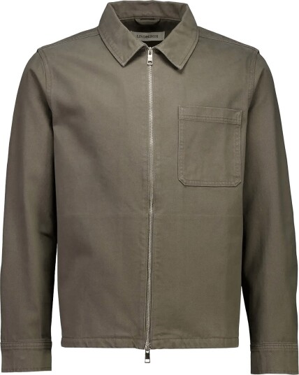 Lindbergh Colored Denim Overshirt DK STONE L