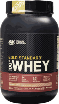 Optimum nutrition 100 % Whey Gold Standard 908 g - Mocha Cappuccino, proteinpulver cappuccino 900g