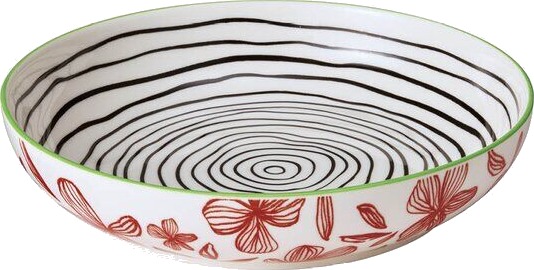 Cilio AMICI skål 75 cl 21 cm blomster