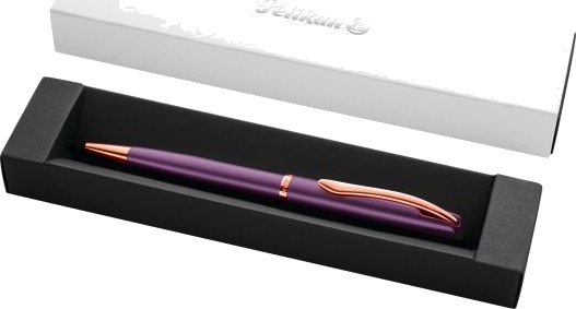 Pelikan 400198310, Klips, Kulepenn Som Åpnes Og Lukkes Ved Vridning, Blå, 1 Stykker, Medium