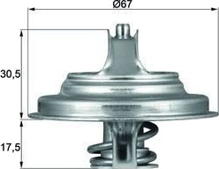 Termostat MAHLE ORIGINAL TX 54 83D Termostat MAHLE ORIGINAL TX 54 83D