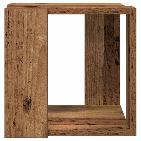  Kaffebord Gammelt Tre Solid Gjenbrukt Tre 32 x 32 x 30 cm