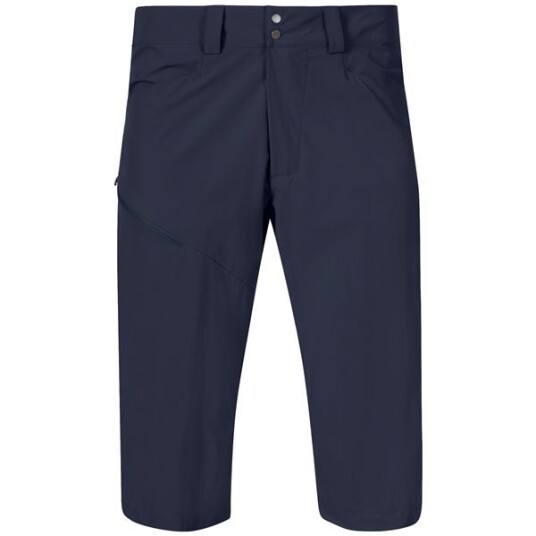 Bergans Vandre Light Softshell Long Shorts Men Navy Blue 48