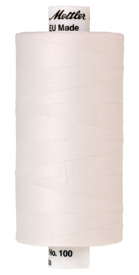 Mettler, Seralon 1000m Farge nr 2000 White