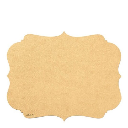 MiLLE W NORDISK DESIGN Vintage bordbrikke 44x35 cm beige