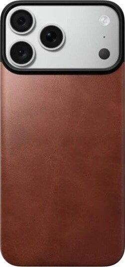 Nomad Magnetic Leather Back - olde dublin (Horween) - Magsafe - iPhone 18 Pro Max/17 Pro Max