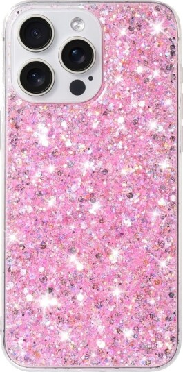 Trolsk Mobildeksel Glitrende (iPhone 15 Pro) Rosa