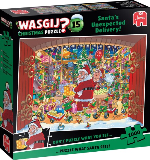Wasgij Christmas 15 Puslespill Santa's Unexpected Delivery 2x1000 Brikker Wasgij Christmas 15 Puslespill Santa's Unexpected Delivery 2x1000 Brikker