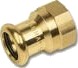 Sanha Purapress Overgangsmuffe Zw X Gw 28 Mm X 1¼" 1827028114