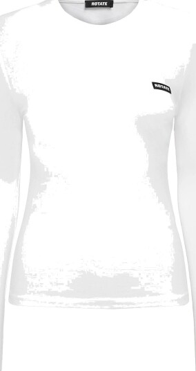 ROTATE Long Sleeve T Shirt   BRIGHT WHITE   S