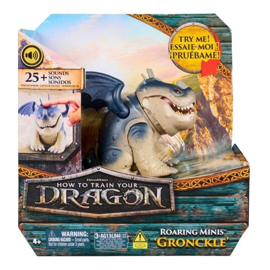 Dragons Gronkle Interaktiv Drage med 25+ Lydeffekter – Lekefigur