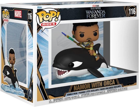 Funko Pop Ride Supdlx: Bpwf S2 Namor Su Orca