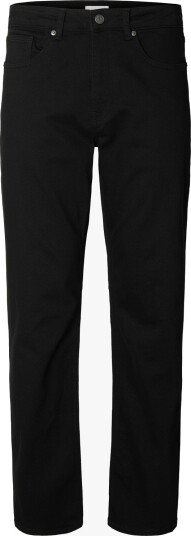 Selected Homme Straight Ben Stay Black Jeans Sort 33/30