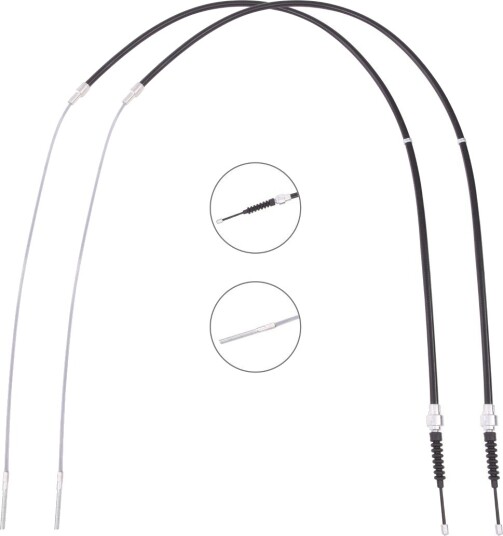 RIDEX 124C1378 Tautrekk håndbremse