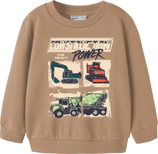 Name It Collegegenser NmmNayel Sesam Name It 1½ år (86) Collegegenser Beige Brun