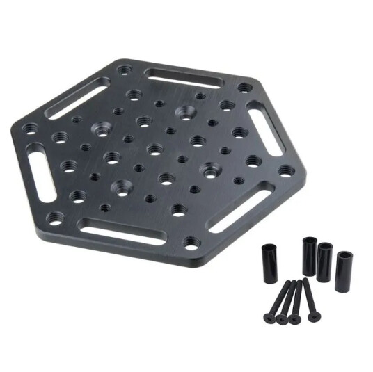 Kupo KS-0406 Hex Cheese Plate For 6" Suction Cup