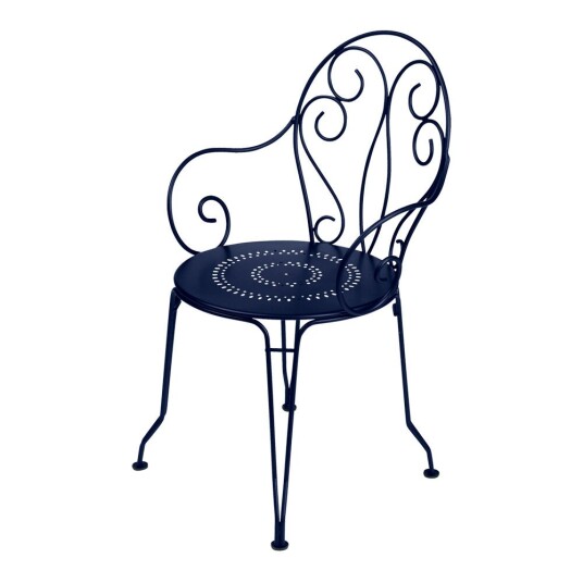 Fermob Montmartre Armchair Deep Blue 92
