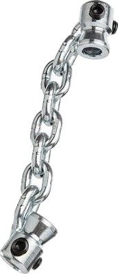 Ridgid 547484 Kjedeskrape 8 mm, Flexshaft 100 mm, Trippelkjede