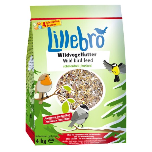Lillebro Villfuglfôr Uten Skall 4 kg