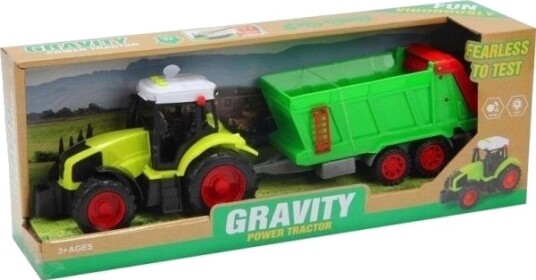 Trifox Traktor Med Tilhenger Og Lyd Trifox Traktor Med Tilhenger Og Lyd