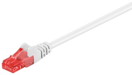 MicroConnect CAT6 U/UTP nettverkskabel 10m hvit 1 Stykk SEN B UTP610W Hvit