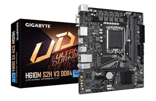 Gigabyte H610M S2H V3 Micro ATX Hovedkort med DDR4 og LGA 1700 Sokkel Gigabyte H610M S2H V3 Micro ATX Hovedkort med DDR4 og LGA 1700 Sokkel