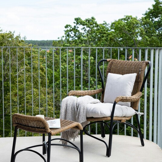 Venture Design Loreto loungestol Svart Venture Design Loreto loungestol Svart