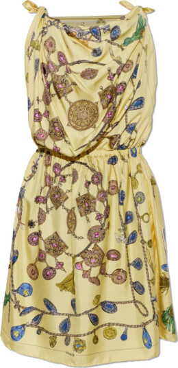 Versace Dame Kjoler Gul S, Versace Dame Kjoler Gul S,