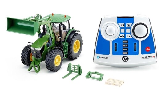 SIKU John Deere 7310R m. Fr.laster og Radio -1:32 SIKU John Deere 7310R m. Fr.laster og Radio -1:32