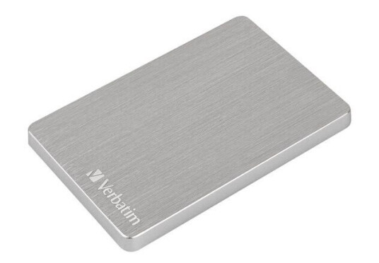 Verbatim Store 'n' Go ALU Slim 1TB Ekstern Harddisk USB 3.2 Sølv Verbatim Store 'n' Go ALU Slim 1TB Ekstern Harddisk USB 3.2 Sølv