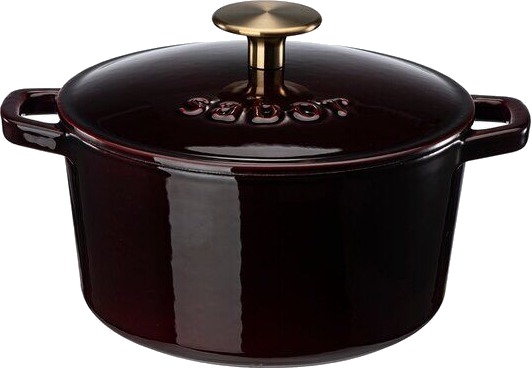 Sabor Støpejernsgryte 2 L zinfandel brass Sabor Støpejernsgryte 2 L zinfandel brass