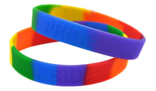 2x Armbånd, Pride - Regnbue 2x Armbånd, Pride - Regnbue