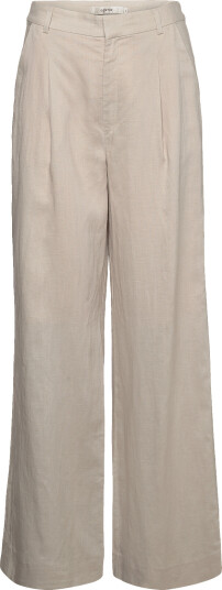 Gestuz Paulagz Linen Mw Wide Pants Noos Beige 36