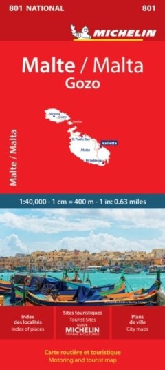 Malta Michelin National Map 801