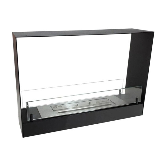 Scandiflames 2-Sidet svart biopeis til innbygging 60,2 cm Svart Scandiflames 2-Sidet svart biopeis til innbygging 60,2 cm Svart
