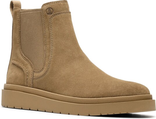 Clarks Polden Easy G - DARK SAND SUEDE - 42.5