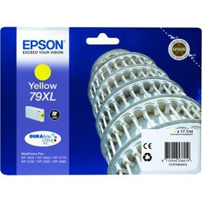 Epson T7904 XL blekkpatron - C13T79044010 Original - Gul 2000 sider