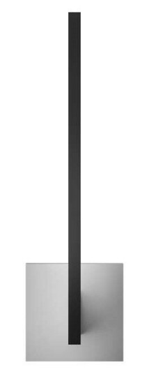 Light-Point - Inlay W2 Linear Vegglampe Matt Black/Satin Silver