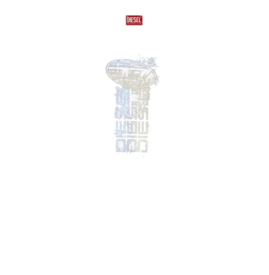 Diesel Herre Topper Hvit XL,