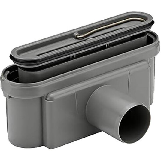 Unidrain 50 mm Gulvsluk med Vannlås og Horisontal Utløp Unidrain 50 mm Gulvsluk med Vannlås og Horisontal Utløp