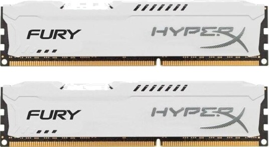 Kingston HyperX FURY 16GB DDR3-1600 CL10 2x8GB DIMM 240-pin Hvit HX316C10FWK2/16
