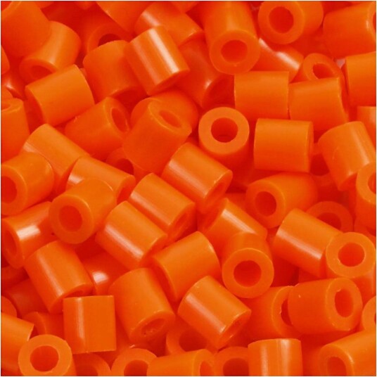 Nabbi Photopearls, Str. 5x5 Mm, Hullstr. 2,5 Mm, 6000 Stk., Orange, Klar (13)