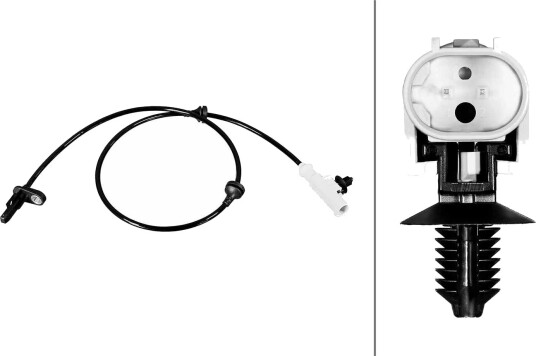 HELLA 6PU 358 216 331 Sensor ABS