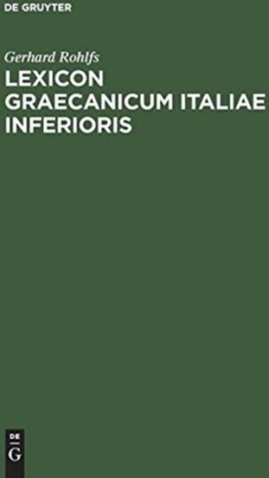 Lexicon Graecanicum Italiae Inferioris