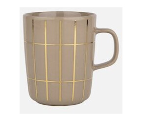 Marimekko Oiva/Tiiliskivi Kopp 25 cl Beige/Gull