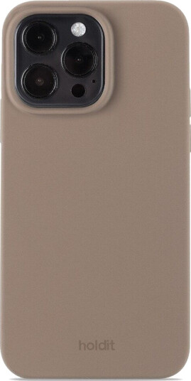 Holdit Iphone 15 Pro Max Deksel Silikon Mocha Brown