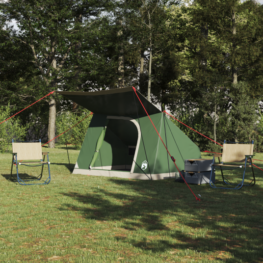 Camping Telt med tak med lagring grønn 282 x 225 x 154 cm taft Camping Telt med tak med lagring grønn 282 x 225 x 154 cm taft