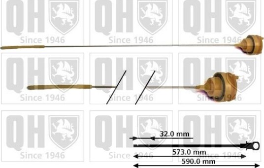 Oljepeilepinne QUINTON HAZELL QOD120