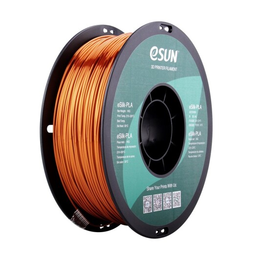 eSUN eSilk-PLA 1.75mm i kg - Copper